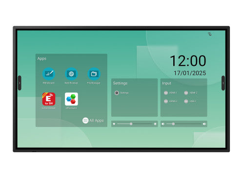 SHARP/NEC Sharp LM551 Pantalla plana para señalización digital 139,7 cm (55") LED Wifi 500 cd / m² 4K Ultra HD Negro Pantalla táctil Procesador incorporado Android 18/7 - imagen 1