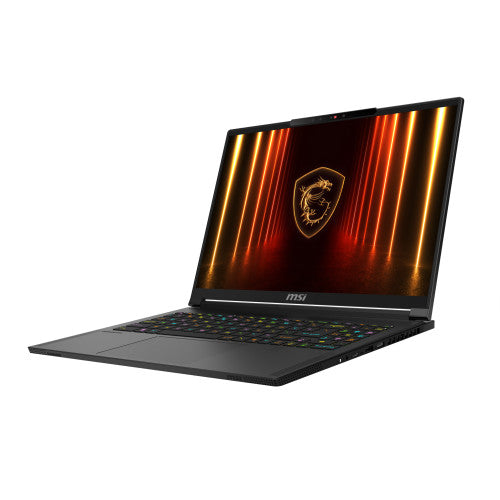 MSI PORTATIL STEALTH A16 AI+ A3XWJG-038ES. 16" (2560 X 1600) OLED, 240HZ. AMD RYZEN AI 9 HX 370. NVIDIA GEFORCE RTX 5090 , GDDR7 24GB. LPDDR5X 64GB. 1TB NVME PCIE SSD. W11 HOME. NEGRO - imagen 2