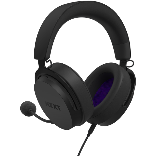 NZXT RELAY AURICULARES CON MICROFONO, DTS, NEGRO - imagen 1