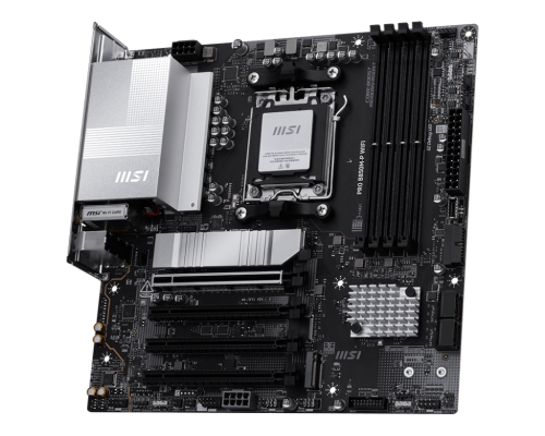 MSI PLACA MSI PRO B850M-P WIFI,AMD,AM5,B850,4DDR5,256GB,1HDMI+1DP,4SATA3+3M.2,5GBLAN+WIFI7+BT5.4,7USB3.2,MATX - imagen 2