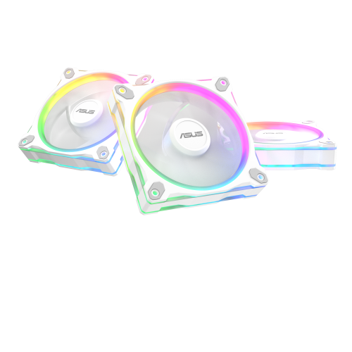 ASUS Prime MR120 Fan ARGB White 3in1 Carcasa del ordenador Ventilador 12 cm Blanco - imagen 1