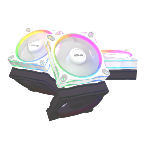 ASUS Prime MR120 Fan ARGB White 3in1 Carcasa del ordenador Ventilador 12 cm Blanco - imagen 2