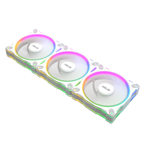 ASUS Prime MR120 Fan ARGB Reverse White 3in1 Carcasa del ordenador Ventilador 12 cm Blanco 3 pieza(s) - imagen 3
