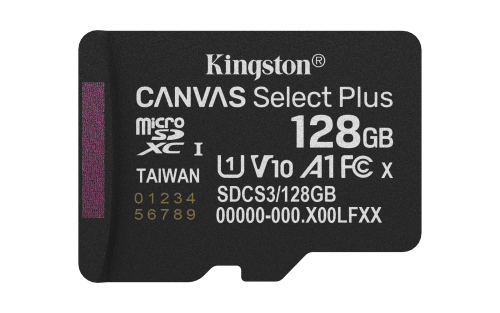 Kingston Technology 128GB microSDXC Canvas Select Plus Gen3 150MB/s A1 (Incluye adaptador de SD) - imagen 3