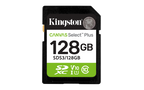 Kingston Technology 128 GB SDXC Canvas Select Plus Gen3 150 MB/s C10 UHS-I U1 V10 - imagen 1