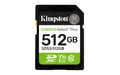 Kingston Technology 512 GB SDXC Canvas Select Plus Gen3 150 MB/s C10 UHS-I U3 V30 - imagen 1