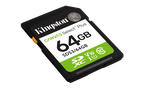 Kingston Technology 64 GB SDXC Canvas Select Plus Gen3 100 MB/s C10 UHS-I U1 V10 - imagen 2