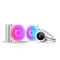 NZXT KRAKEN 240 RGB V2 - 240MM AIO LIQUID COOLER W/ 1.54IN. DISPLAY & RGB CORE FAN ENTRY VERSION (WHITE)