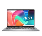 MSI PORTATIL MODERN 15 F1MG-600ES. 15.6" FHD (1920*1080), 60HZ IPS. INTEL CORE 5 PROCESSOR 120U. INTEL GRAPHICS. DDR IV 8GB*2. 512GB NVME SSD. PLATINUM GRIS. W11 HOME - imagen 1