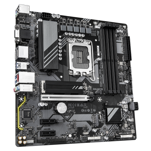 GIGABYTE B760M DS3H GEN5 Placa Base – Compatible con CPUs Intel Core 14ª generación, VRM digital de 6+2+1 fases, hasta 5600 MHz DDR5, 2 x M.2 PCIe 4.0, LAN 2.5GbE, USB 3.2 Gen2 - imagen 3