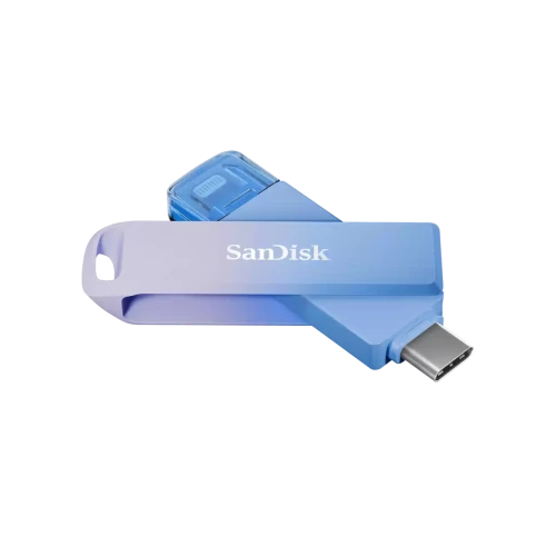 SanDisk Creator Phone Drive unidad flash USB 256 GB USB Type-C / Lightning 3.2 Gen 1 (3.1 Gen 1) Azul, Lila - imagen 3