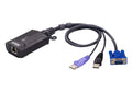 Imagen de ATEN CN800-AT interruptor KVM Negro, Púrpura