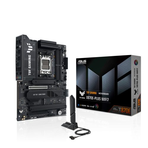 Asus PLACA ASUS TUF GAMING X870E-PLUS WIFI7,AMD,AM5,X870E,4DDR5,256GB,1HDMI+2USB4,4SATA3+4M.2,2.5GBLAN+WIFI7+BT5.4,9USB3.2,ATX - imagen 2