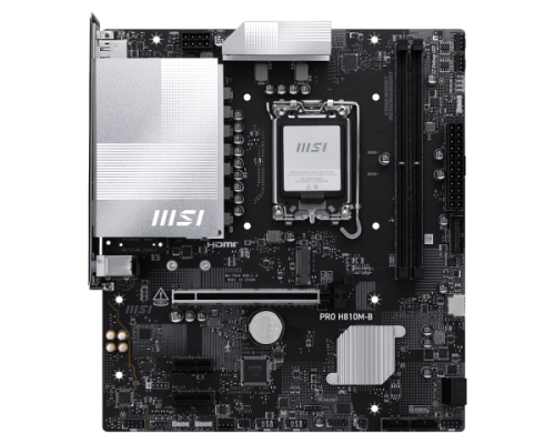 MSI PRO H810M-B placa base Intel H810 LGA 1851 (Socket V1) micro ATX - imagen 1