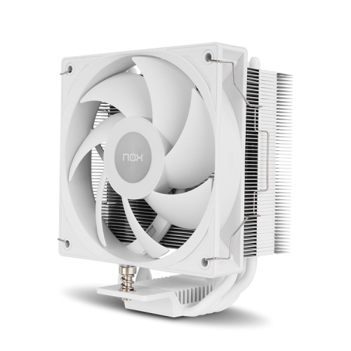 NOX Hummer NXHUMMERR400WH sistema de refrigeración para ordenador Procesador Ventilador 12 cm Blanco - imagen 1