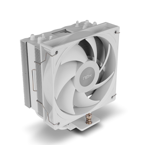 NOX Hummer NXHUMMERR400WH sistema de refrigeración para ordenador Procesador Ventilador 12 cm Blanco - imagen 3