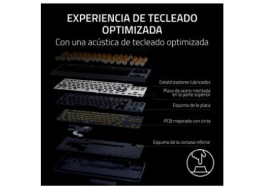 Razer TECLADO RAZER BLACKWIDOW V4 TENKEYLESS HYPERSPEED (ESPAÑOL) (RZ03-05480600-R311) - imagen 2
