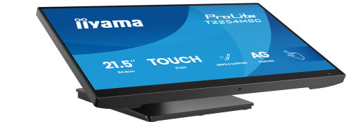 IIYAMA MONITOR, 21,5 PULGADAS T2254MSC-B2AG, 54,6 CM, 1920 x 1080 PIXELES, FULL HD, LED, 4 MS, NEGRO - imagen 3