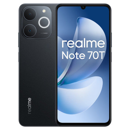 realme Note 70T 17,1 cm (6.74") SIM doble Android 15 4G USB Tipo C 4 GB 256 GB 6000 mAh Negro - imagen 1