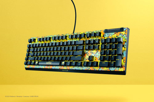 Razer TECLADO RAZER BLACKWIDOW V4 X GREEN SWITCH POKEMON KANTO STARTERS (US LAYOUT) (RZ03-04704200-R3M1) - imagen 1