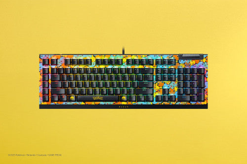 Razer TECLADO RAZER BLACKWIDOW V4 X GREEN SWITCH POKEMON KANTO STARTERS (US LAYOUT) (RZ03-04704200-R3M1) - imagen 2
