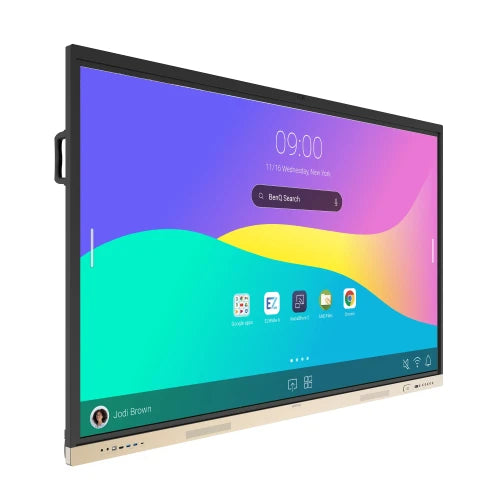 BENQAV PANTALLA INTERACTIVA RE9804FV (9H.FAKTK.DE4) 98" EDLA WITH ANDROID 13, 8GB / 64GB, UHD 3840 × 2160 PIXELS, 20W X2 SPEAKER, BUILT.IN CAMARA, CLASSROOMCARE EYE-CARE: AG, LBL(HW), FF, USB-C 3.0 X1 (PD 65 W) + 2.0 X1, NO BUIT-IN WIFI & NFC LOG IN - imagen 3