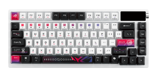 ASUS ROG Azoth X teclado Juego USB + RF Wireless + Bluetooth Negro, Blanco - imagen 2