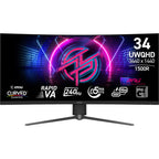 MSI MPG 346CQRF X24 pantalla para PC 86,4 cm (34") 3440 x 1440 Pixeles UltraWide Quad HD Negro - imagen 1