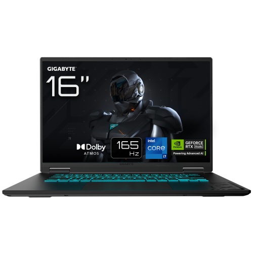 GIGABYTE PORTATIL GAMING A16 CWHI3ES864SD,I7-13620H,32GB DDR5,SSD 1TB,16” 16.0 FHD+ 165HZ,RTX5070/8GB,FREEDOS - imagen 1