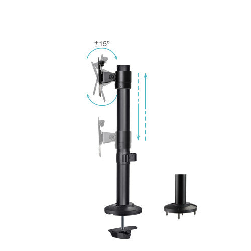 TooQ Soporte de Mesa para Pantallas 17"-32", Color Negro - imagen 2