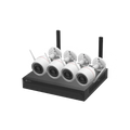 Imagen de Ezviz Kit NVR con 4 Cámaras H3C CS-BW3844-A0E60 2K Color Visión Nocturna AI
