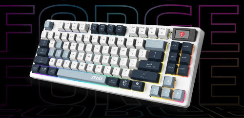 MSI TECLADO MSI FORGE GK600 TKL W SKY ES - imagen 1