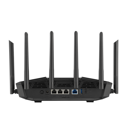 ASUS 90IG0A30-MO9C00 router inalámbrico 2.5 Gigabit Ethernet Tribanda (2.4 GHz / 5 GHz / 6 GHz) Negro - imagen 2