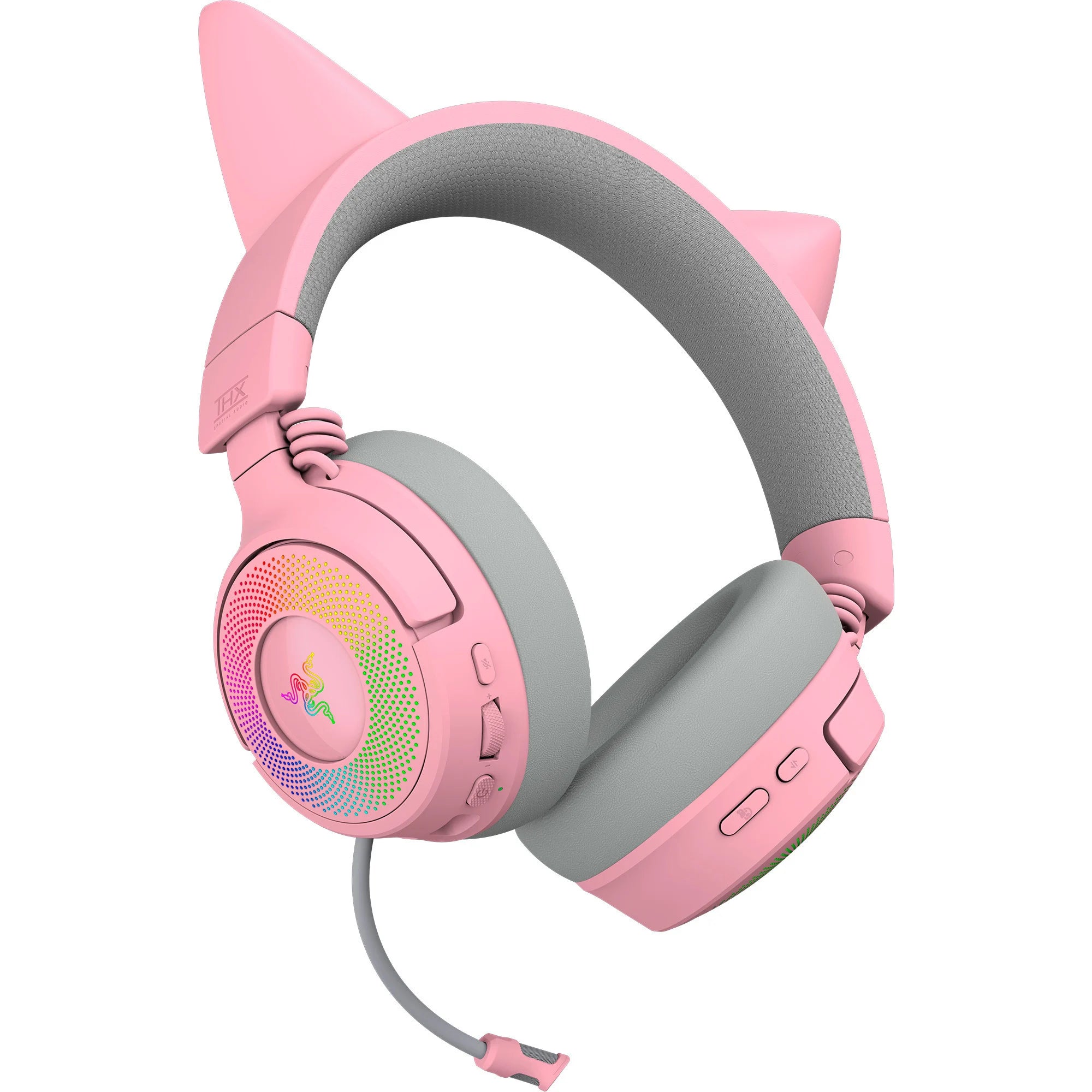 Razer AURICULARES RAZER KRAKEN KITTY V3 PRO QUARTZ (RZ04-05170200-R3M1) - imagen 2