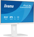 Iiyama MONITOR IYAMA PROLITE, 21,5 PULAGADS, 54,5 CM, IPS PANEL TECHNOLOGY LED, 1920X1080, 100 HZ, MATE BLANCA - imagen 1