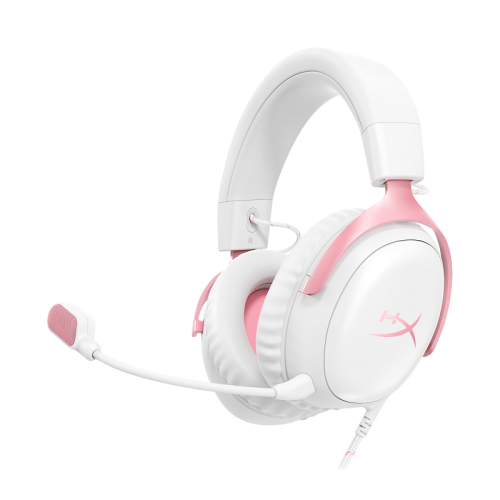 HyperX HP HYPERX CLOUD III WHITE-PINK - GAMING HEADSET - 9W1Q4AA - imagen 1
