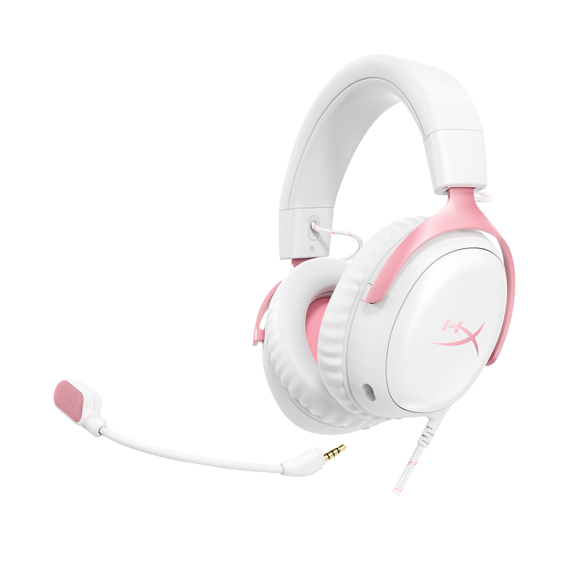 HyperX HP HYPERX CLOUD III WHITE-PINK - GAMING HEADSET - 9W1Q4AA - imagen 3