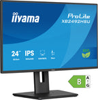 Iiyama MONITOR IYAMA PROLITE XB2492HSU-B1, 61 CM (24"), 1080 X 1920 PIXELES, QUAD HD, LED, 3 MS, NEGRO - imagen 1