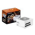 GIGABYTE UD1000GM PG5 V2 ICE Fuente de Alimentación – PCIe Gen 5.1, 80 PLUS Gold, Diseño completamente modular, Ventilador de 120 mm, Compatible con ATX 3.1, Enchufe EU - imagen 1