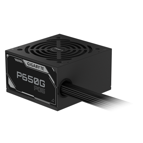 GIGABYTE P650G PCIE 5.1 Fuente de alimentación – PCIe 5.1, 80 PLUS Silver, ventilador de 120mm, compatible con ATX 3.1, enchufe EU - imagen 2