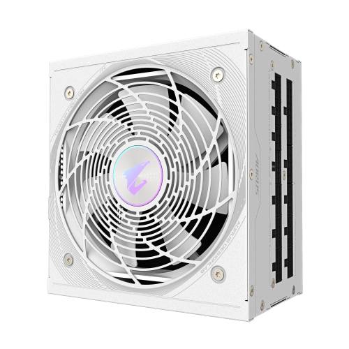 GIGABYTE AORUS ELITE P1000W ICE Fuente de Alimentación - PCIe 5.0, 80 PLUS Platinum, Diseño completamente modular, Ventilador de 120 mm, Compatible con ATX 3.0, Enchufe UE - imagen 2