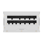 GIGABYTE AORUS ELITE P1000W ICE Fuente de Alimentación - PCIe 5.0, 80 PLUS Platinum, Diseño completamente modular, Ventilador de 120 mm, Compatible con ATX 3.0, Enchufe UE - imagen 3