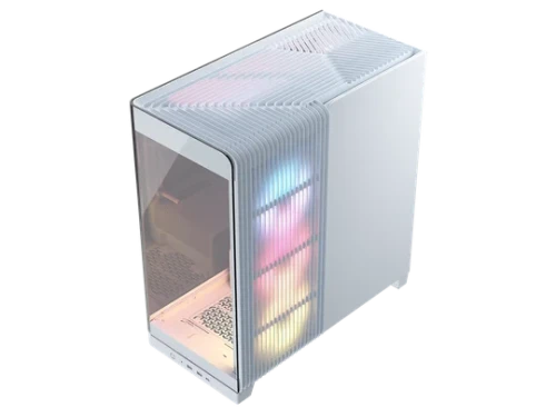 Corsair 4500X LX-R RGB Tempered Glass Mid-Tower, White Midi Tower Blanco