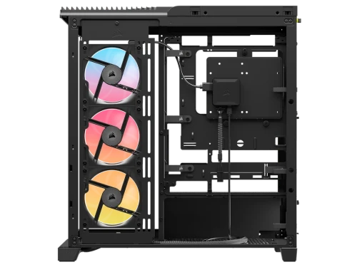 Corsair 4500X LX-R RGB Tempered Glass Mid-Tower, Black Midi Tower Negro - imagen 2