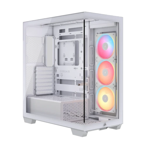 Corsair Midi Tower 3500X LXR LINK TG Blanco