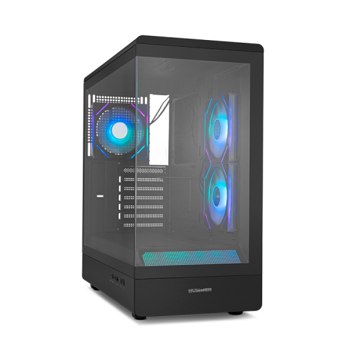 NOX Hummer NXHUMMERSIGNALBK carcasa de ordenador Midi Tower Negro - imagen 1