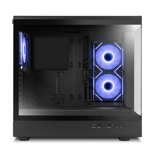 NOX Hummer NXHUMMERSIGNALBK carcasa de ordenador Midi Tower Negro - imagen 3