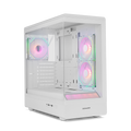 NOX CAJA HUMMER SIGNAL | SEMITORRE FRAMELESS ARGB BLANCO - imagen 1