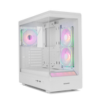 NOX CAJA HUMMER SIGNAL | SEMITORRE FRAMELESS ARGB BLANCO - imagen 1
