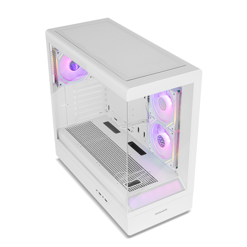 NOX CAJA HUMMER SIGNAL | SEMITORRE FRAMELESS ARGB BLANCO - imagen 2